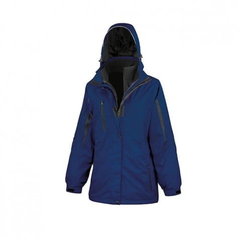 Navy - Ladies` 3 in 1 Softshell Journey Jacket