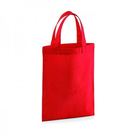 Bright Red - Cotton Party Bag for Life