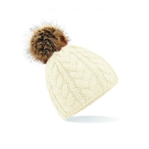 OffWhite - Wintermütze Fur Pom Pom