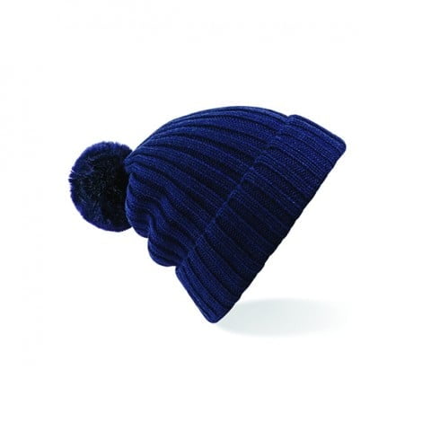 Navy - Czapka zimowa Arosa Pom Pom