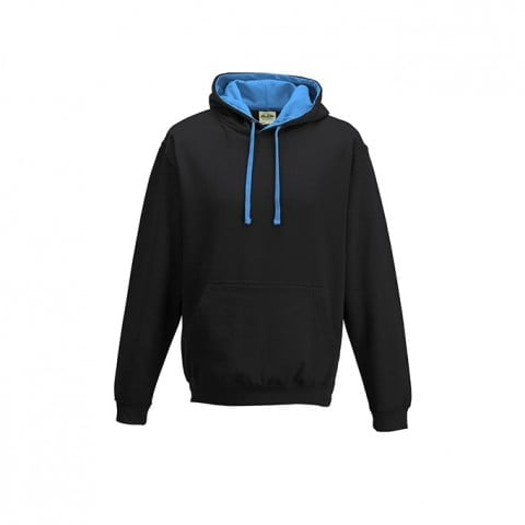 Jet Black/Sapphire Blue - Bluza z kapturem Varsity Hoodie