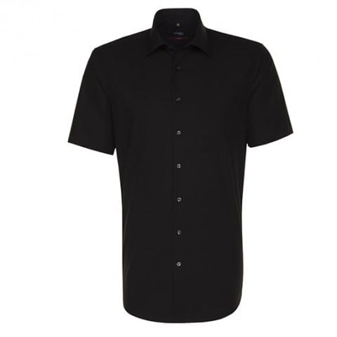 Black - Męska koszula Modern Fit