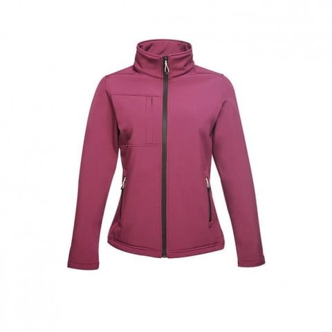 burgundy jacke mit logo