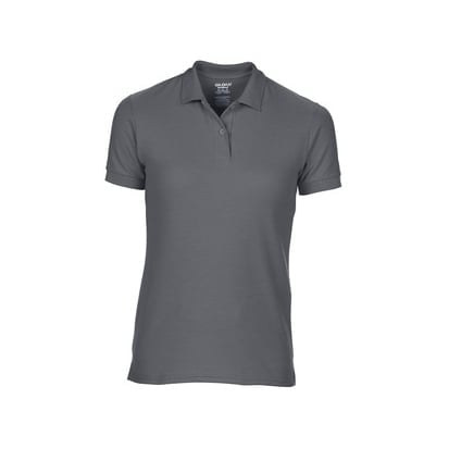 Dark Heather - Damska koszulka polo DryBlend®