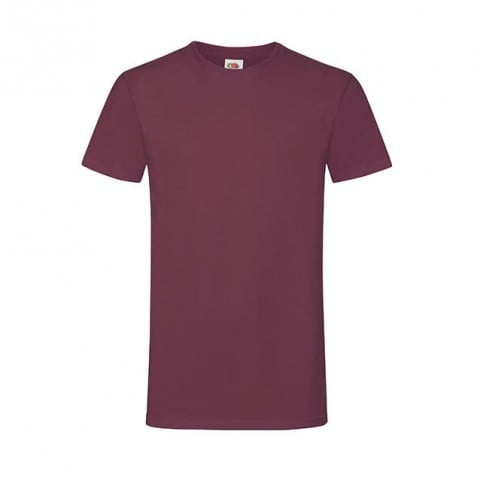 Burgundy - Męska koszulka Sofspun® Zoom