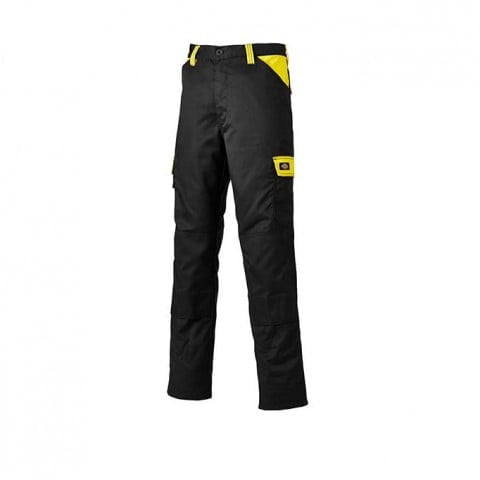 Black/Yellow - Everyday Workwear Trousers