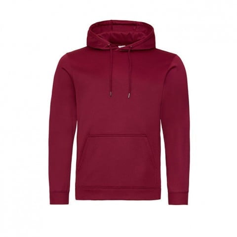 Burgundy - Bluza z kapturem Sport Polyester