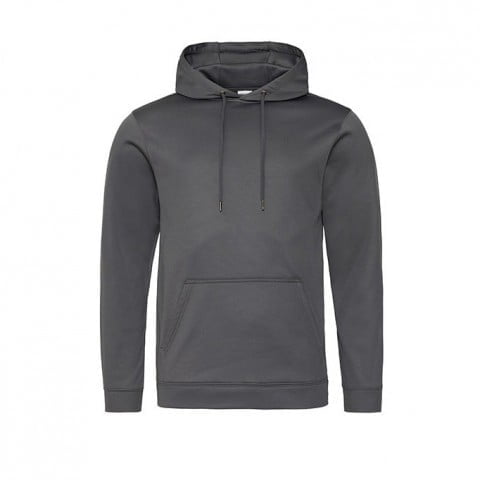 Steel Grey (Solid) - Bluza z kapturem Sport Polyester