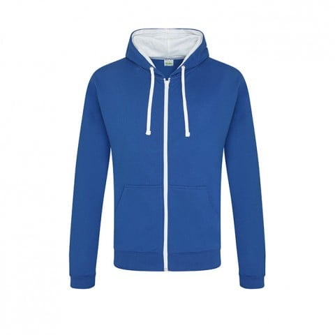 Royal Blue/Arctic White - Bluza dwukolorowa Varsity Zoodie