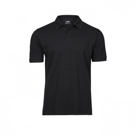 Black - Męska koszulka polo HEAVY