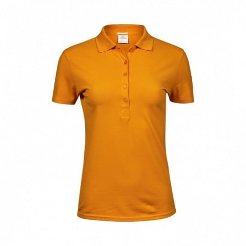 Mandarin - Damska koszulka polo Luxury Stretch