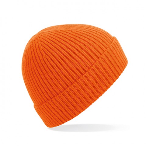 Orange - Czapka dzianinowa beanie