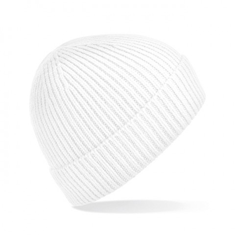 White - Czapka dzianinowa beanie