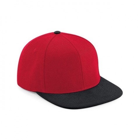 Classic Red/Black - Czapka snapback 6-panelowa Original Flat Peak