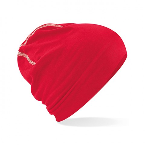 Classic Red - Czapka bawełniana beanie Hemsedal