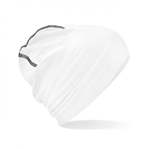 White - Czapka bawełniana beanie Hemsedal