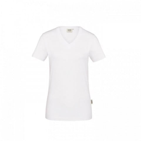 Damska biała koszulka ze stretchem Hakro 172