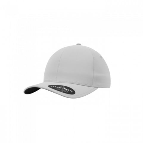 silver flexfit delta cap