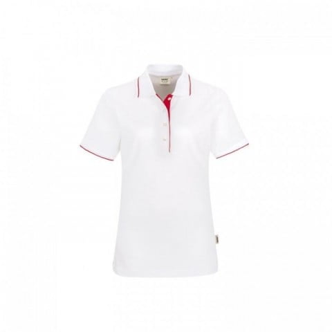 White - Damska koszulka polo Casual 203