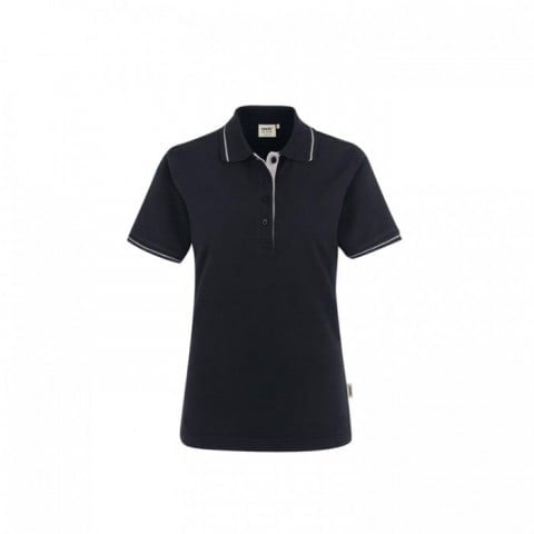 Black - Damska koszulka polo Casual 203