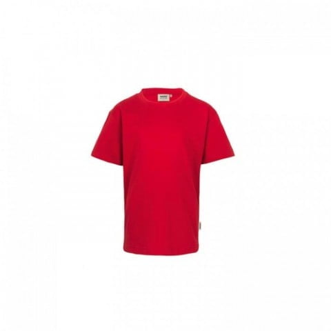 Czerwony dziecięcy t-shirt HAKRO 210