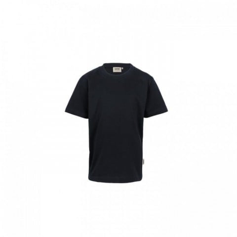 Czarny dziecięcy t-shirt HAKRO 210
