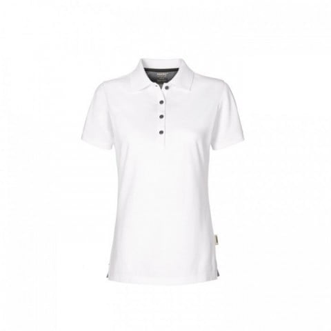 White - Damska koszulka polo Cotton Tec 214