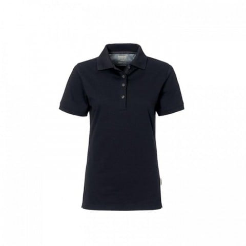 Black - Damska koszulka polo Cotton Tec 214