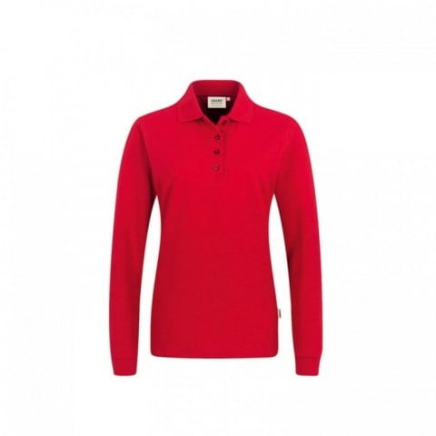Red - Damski longsleeve polo Performance 215