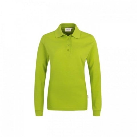 Kiwi Green - Damski longsleeve polo Performance 215