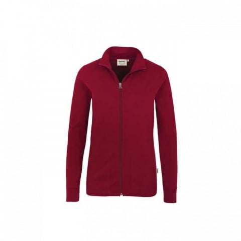 Burgundy - Damska bluza z interlocku 227