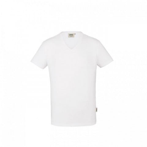 T-shirt biały unisex ze stretchem Hakro 272