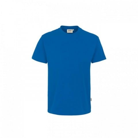 Ciemnoniebieski t-shirt dla pracowników z drukowanym logo Hakro Performance 281