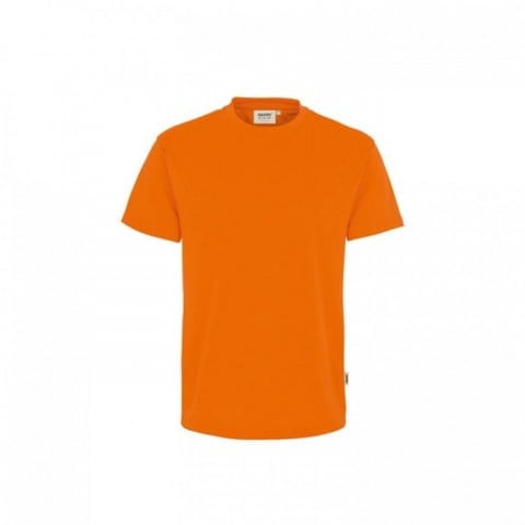 Pomarańczowy t-shirt dla pracowników z drukowanym logo Hakro Performance 281