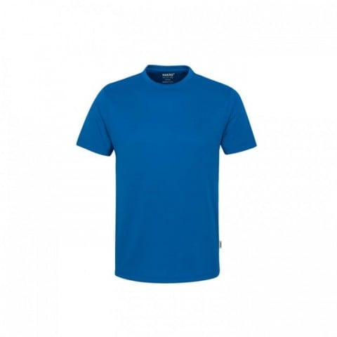 Niebieska poliestrowa koszulka z własnym nadrukiem T-shirt Coolmax Hakro 287