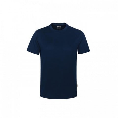 Granatowa poliestrowa koszulka z własnym nadrukiem T-shirt Coolmax Hakro 287