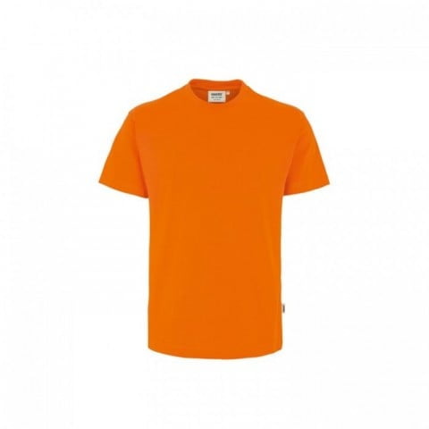 Pomarańczowy gruby t-shirt męski z bawełny Hakro 293