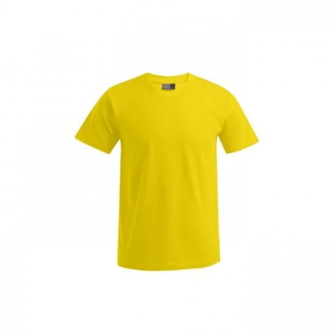 Żółta koszulka z drukowanym własnym logo Promodoro Premium 3000/3099