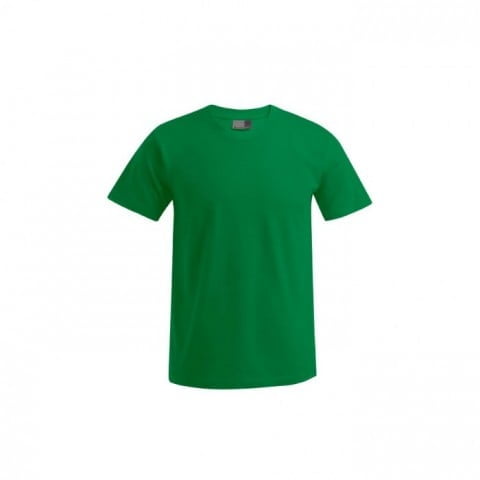 Zielona koszulka z drukowanym własnym logo Promodoro Premium 3000/3099