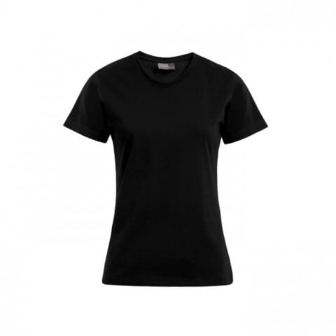 Czarna damska koszulka z bawełny Promodoro Premium 3005