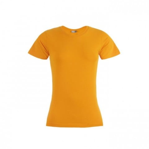Pomarańczowa damska koszulka z bawełny Promodoro Premium 3005