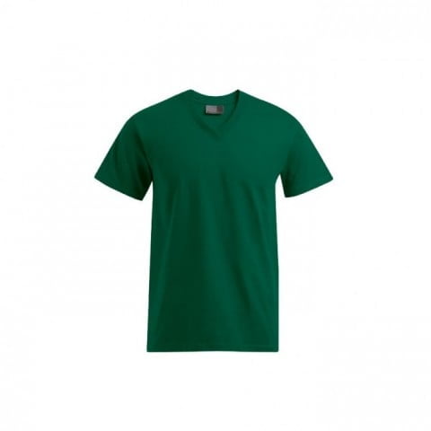 Zielona męska koszulka w serek z własnym logo Promodoro 3025