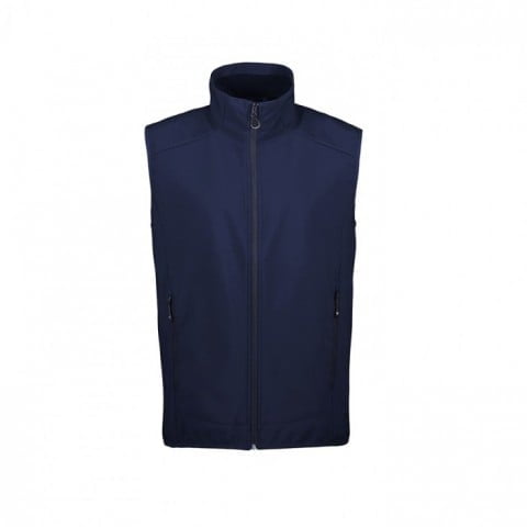 Navy - Funktionelle Herren Soft Shell Weste 0824