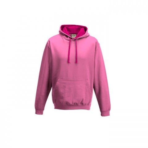 Candyfloss Pink/Hot Pink - Bluza z kapturem Varsity Hoodie