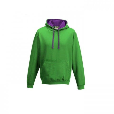 Lime Green/Magenta Magic - Bluza z kapturem Varsity Hoodie