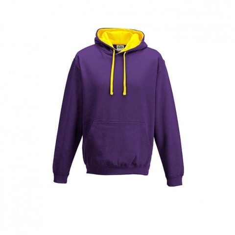 Purple/Sun Yellow - Bluza z kapturem Varsity Hoodie