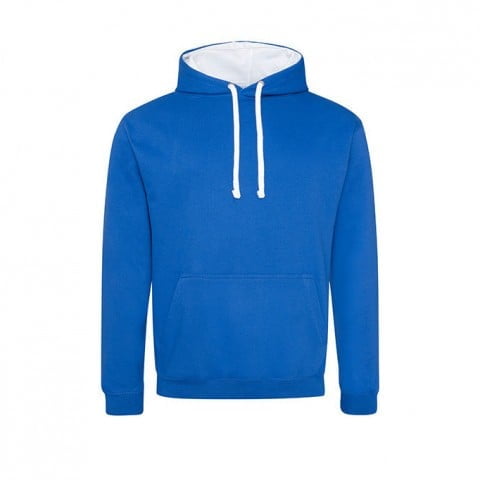 Royal Blue/Arctic White - Bluza z kapturem Varsity Hoodie