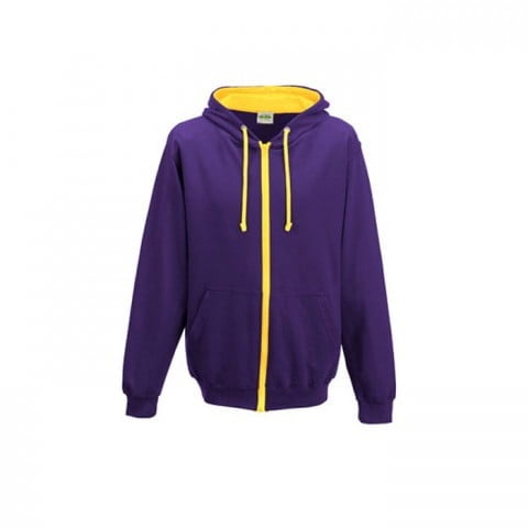 Purple/Sun Yellow - Bluza dwukolorowa Varsity Zoodie