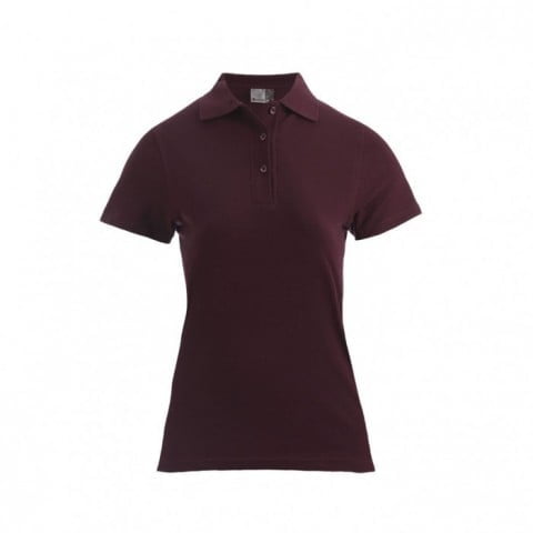 Burgundy - Damska koszulka polo Superior