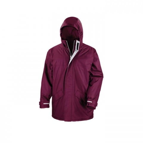 Burgundy - Zimowa kurtka Parka